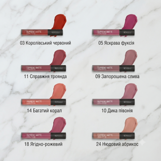 Матові помади Supreme Matte Liquid Lipstick